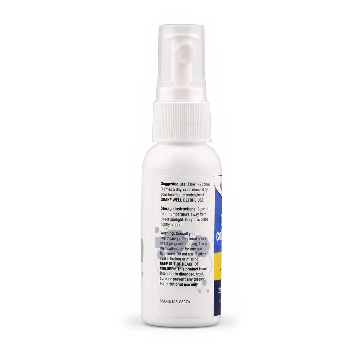 GABA CoFactors Spray Tonic, label view 2