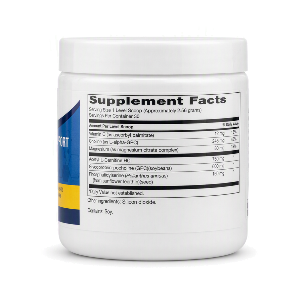 Spectrum BDNF Support Powder, label view 2