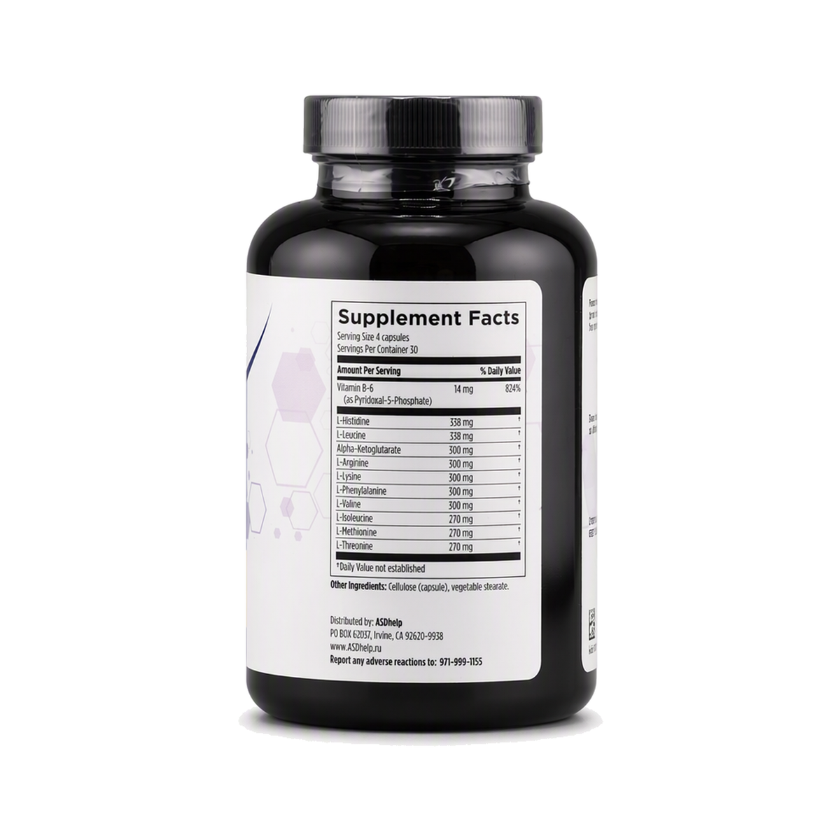 Amino, label view 1