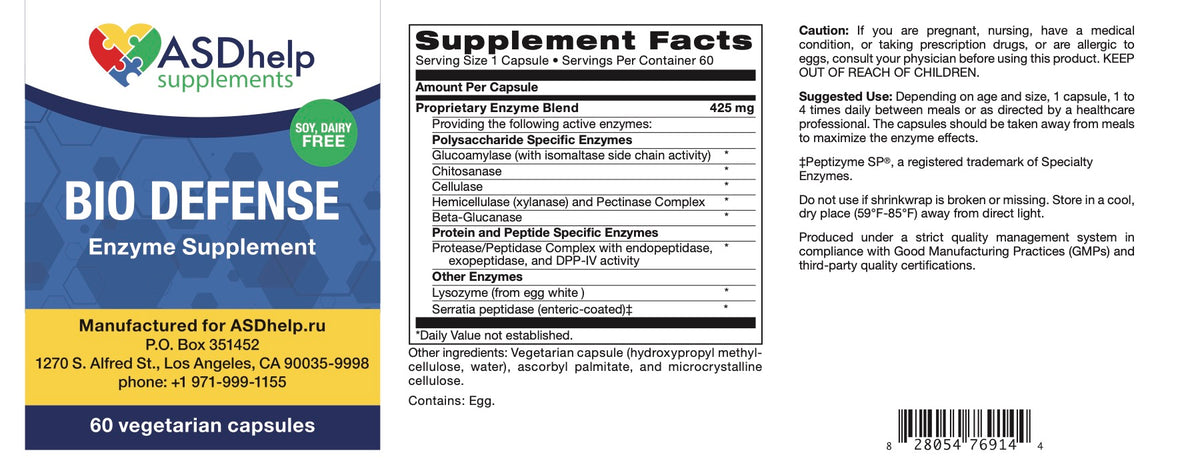 Bio Defence label artwork