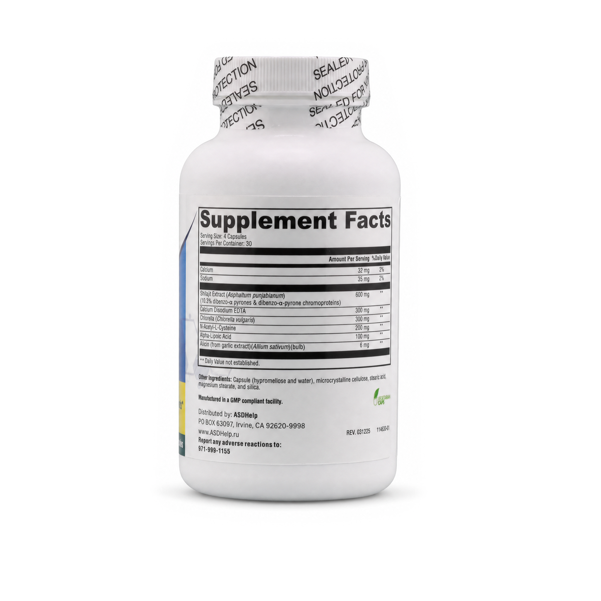 Chela Tox, label view 1