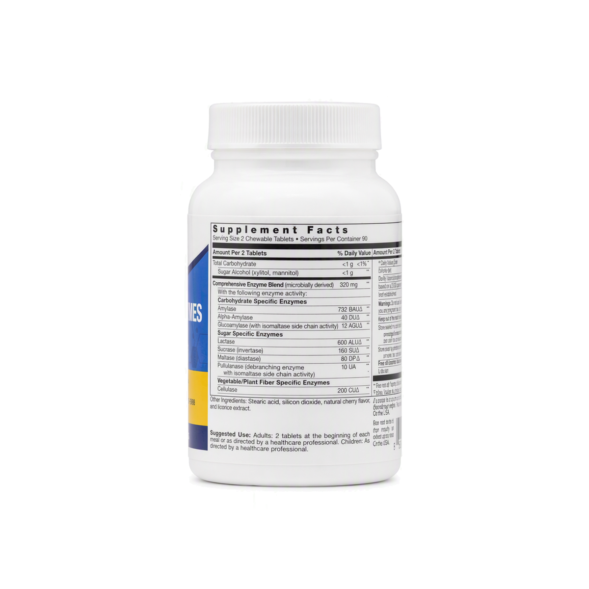 Chewable Enzymes, label view 1