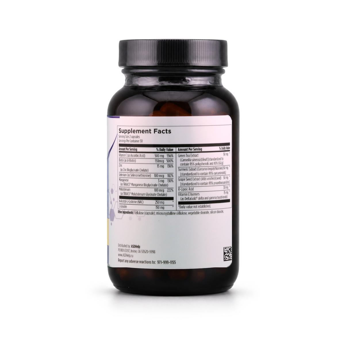 D-Tox Complex, label view 1