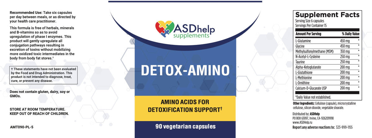 Detox Amino label artwork