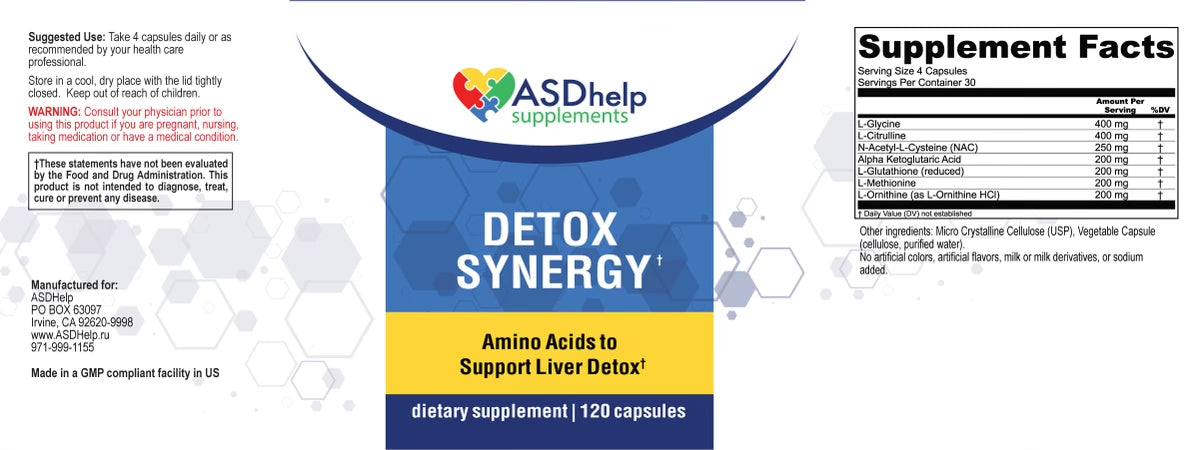 Detox Synergy label artwork