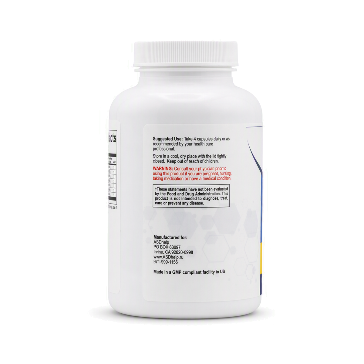 Detox Synergy, label view 2