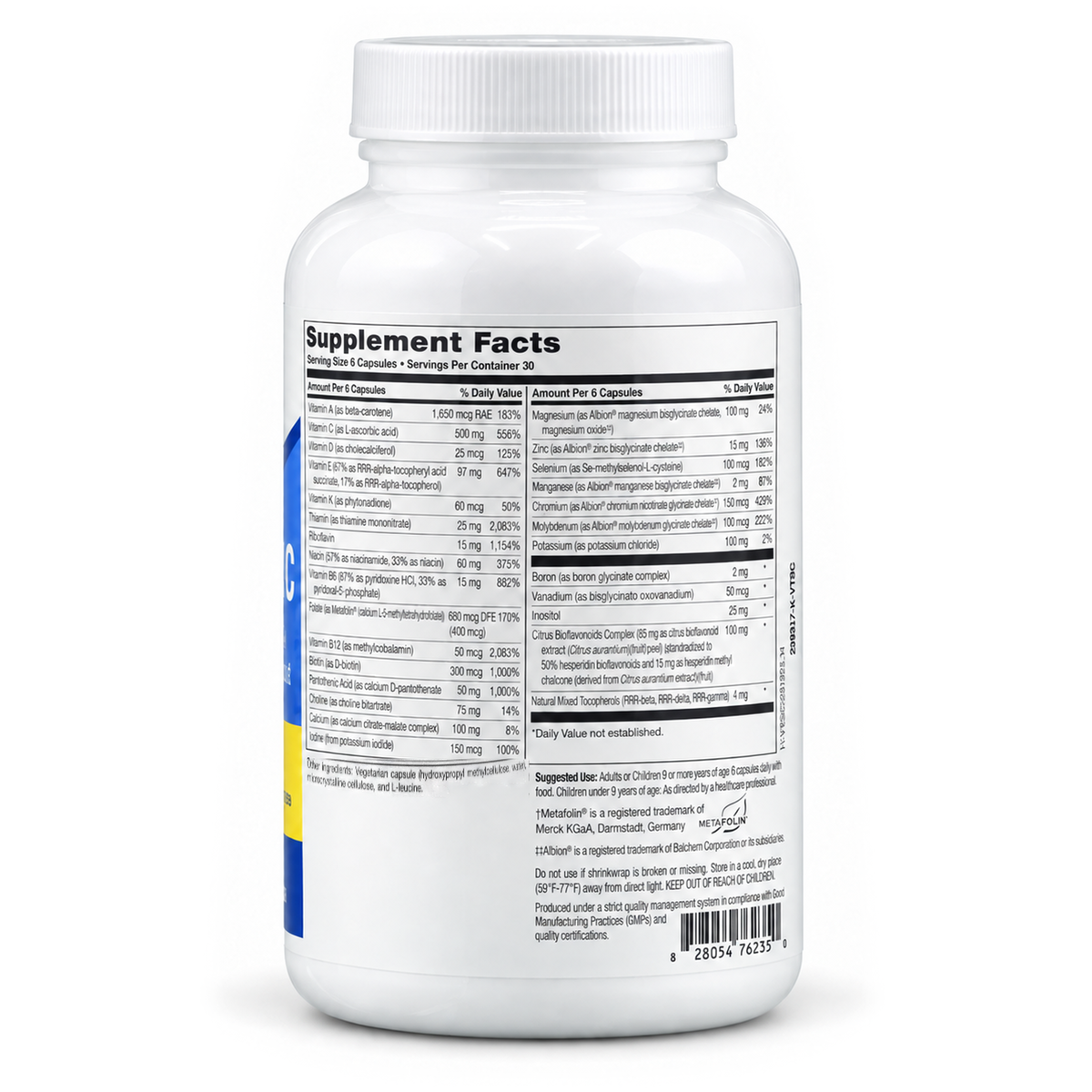 Formula C, label view 2