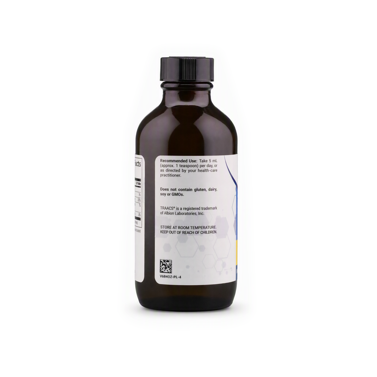 Mag + Zinc + B6 Liquid, label view 1