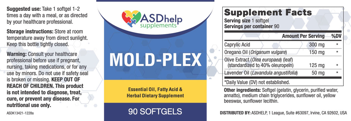 Mold-Plex Detox Complex label artwork