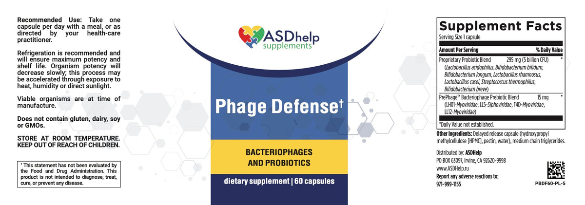 Phage Defense label artwork