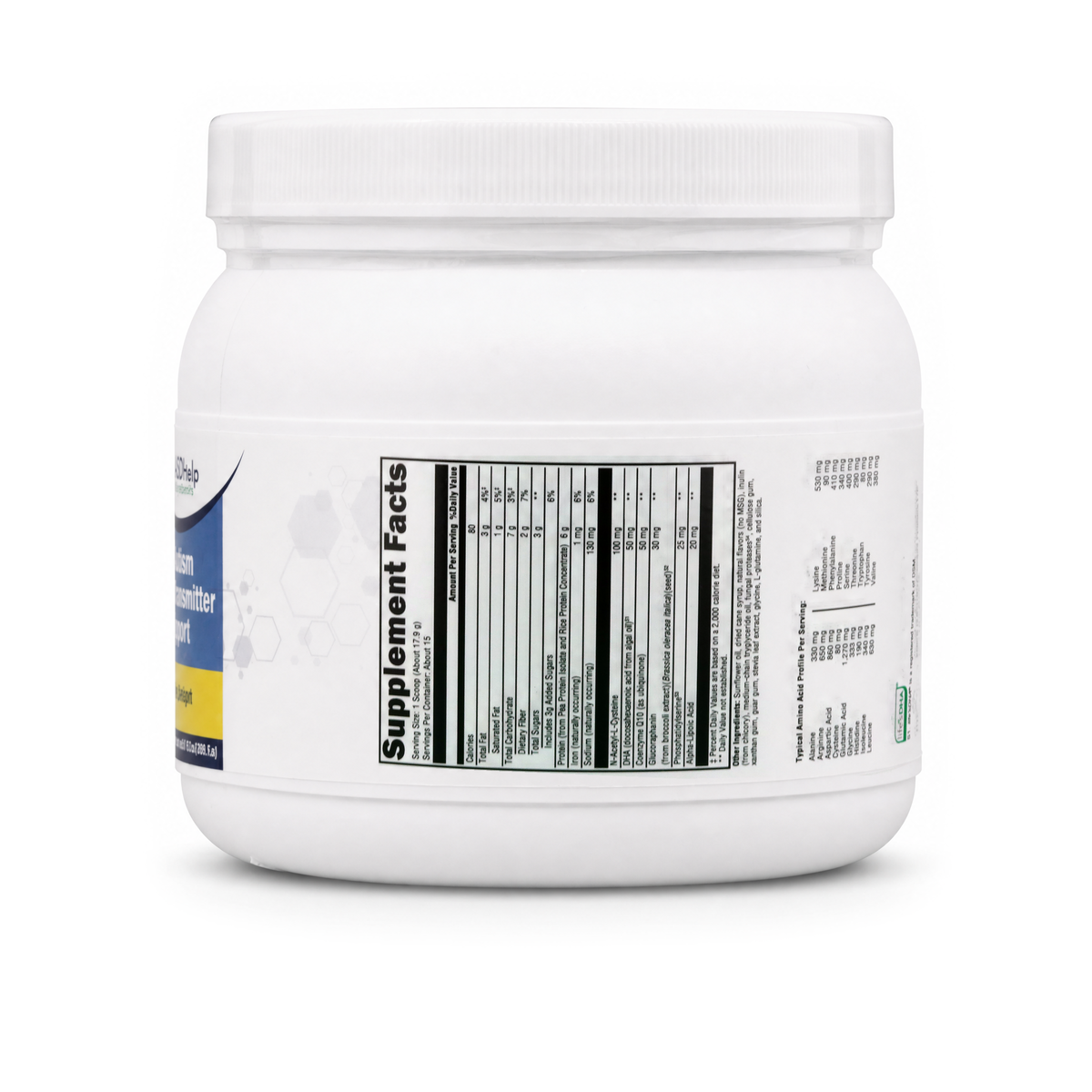 Spectrum Neurotransmitter Support, label view 3