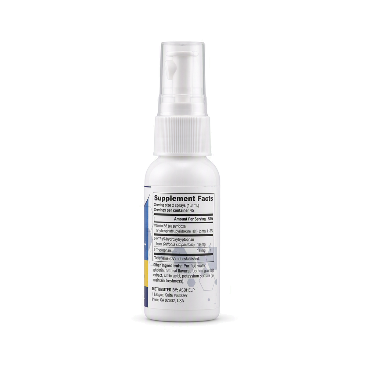 SeroTonic+ Spray, label view 2
