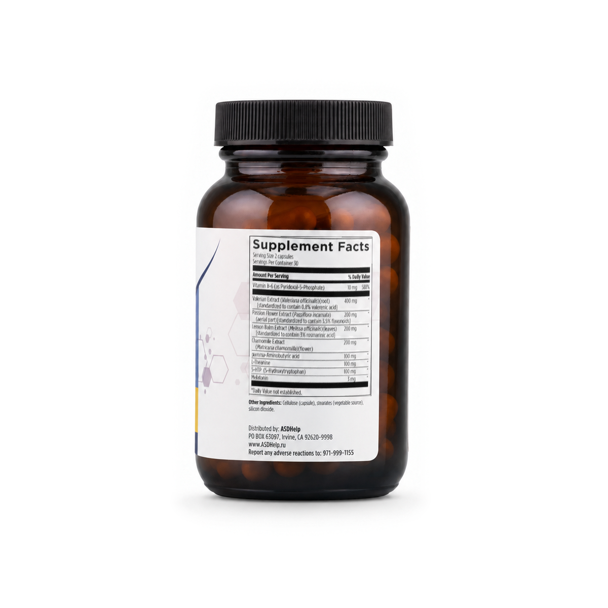 Sleep Formula, label view 1