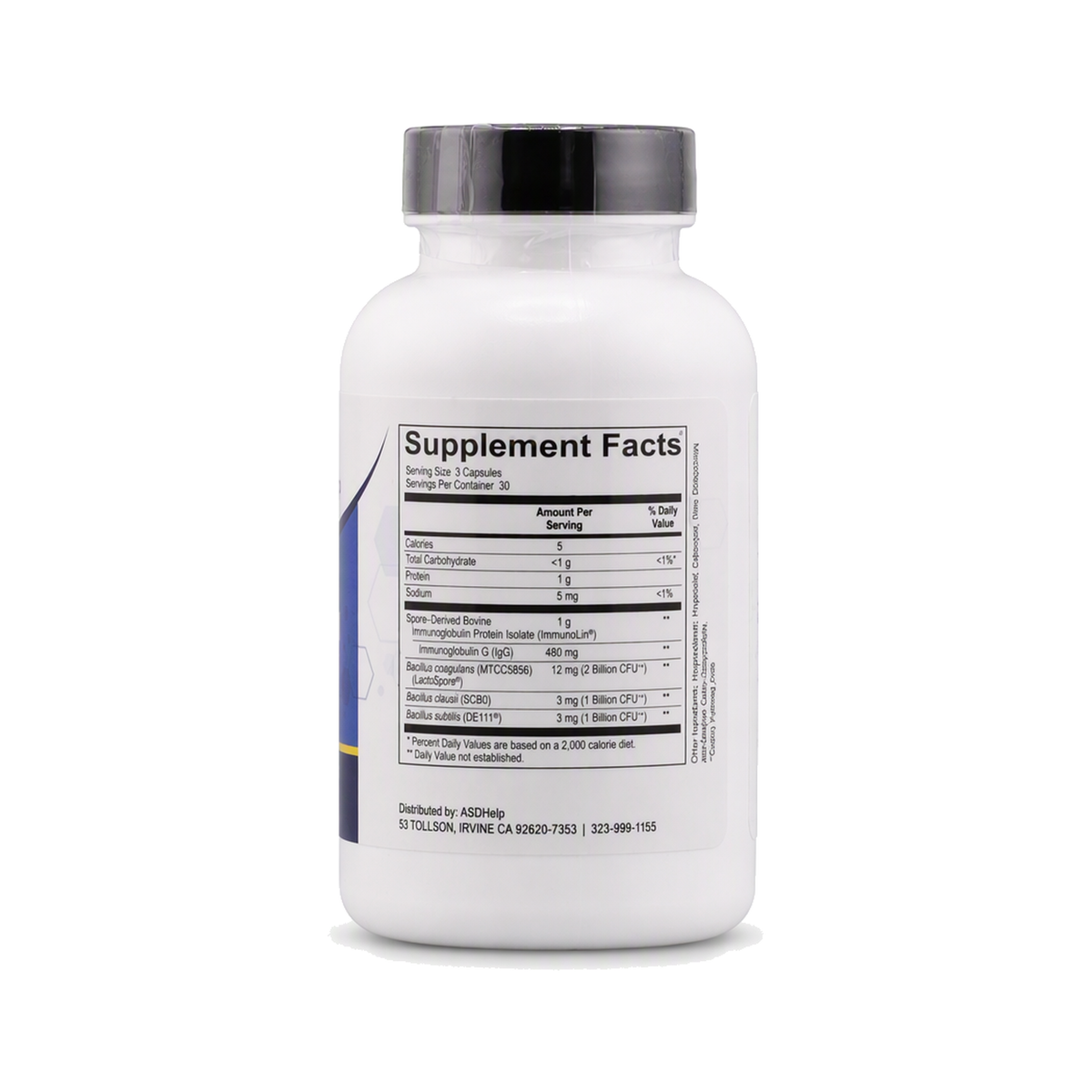 Spectrum SporeBio + IgG, label view 2