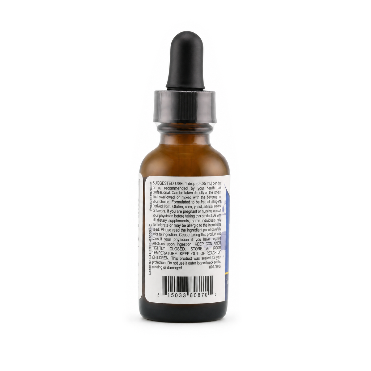 Vitamin D3 + K2 Liquid, label view 2
