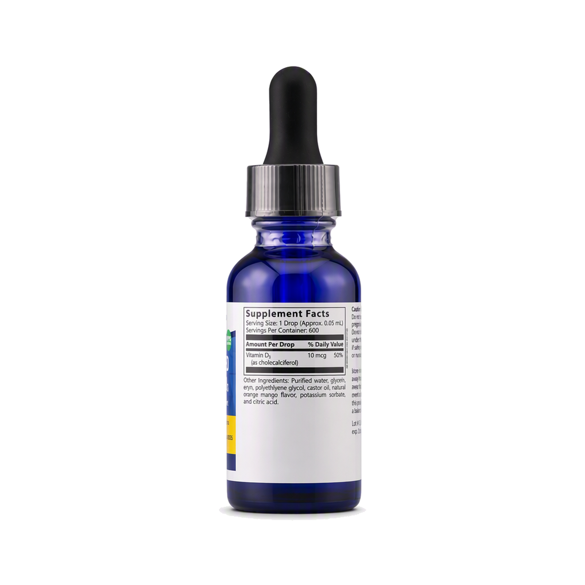 Vitamin D3 Micellized, label view 1