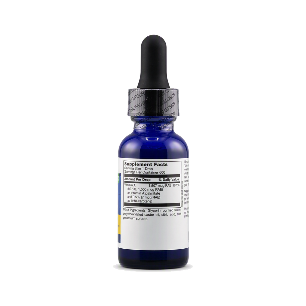 Vitamin A Micellized, label view 1